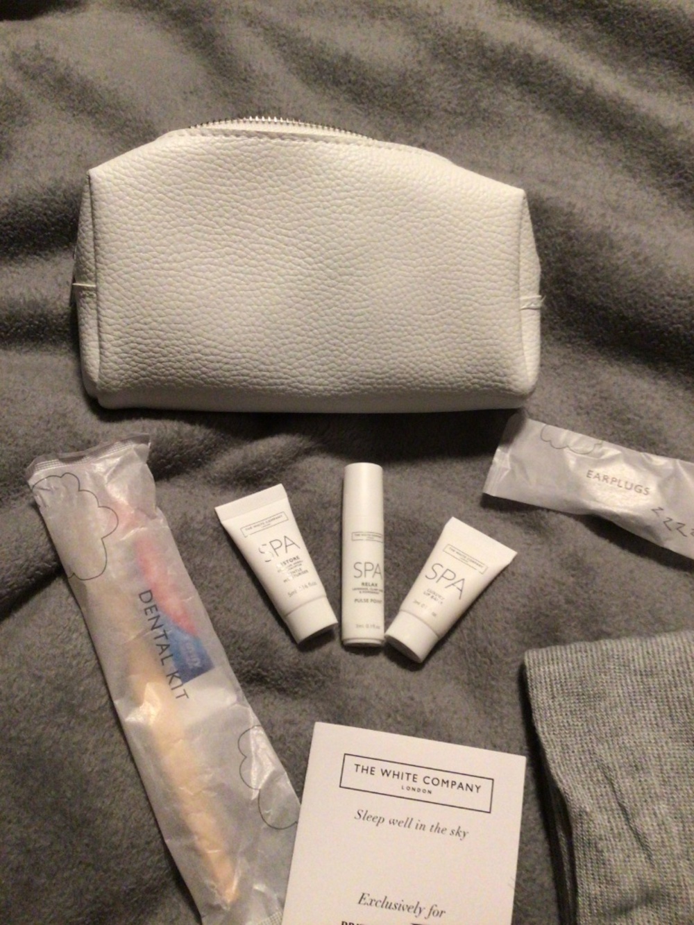 British Airways x The White Company Amenities Kit; white; brand new/never opened - Picture 9 of 11